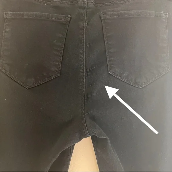 L’Agence Margot High Rise Skinny Jeans Black Size 29 Baddie Edgy Goth Grunge - Picture 11 of 11